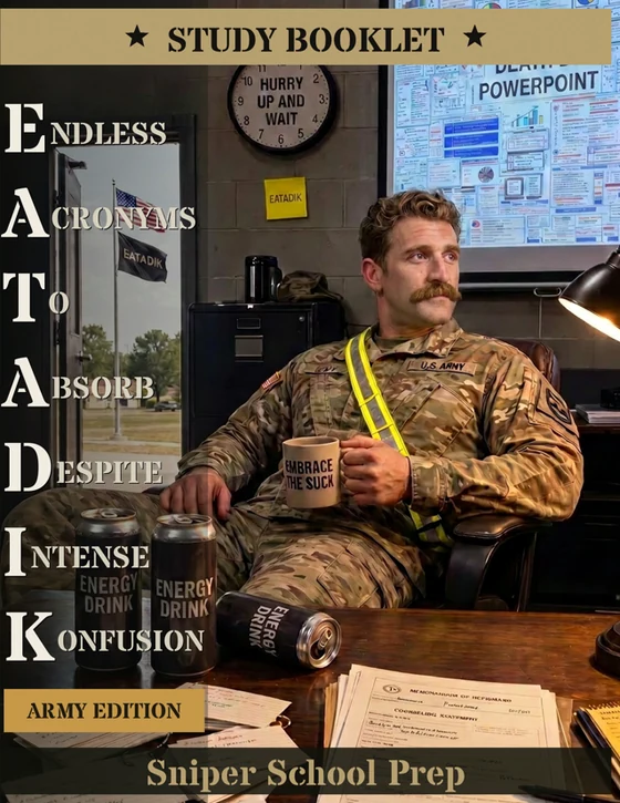 Front cover of EATADIK â€” Army: Sniper School Prep